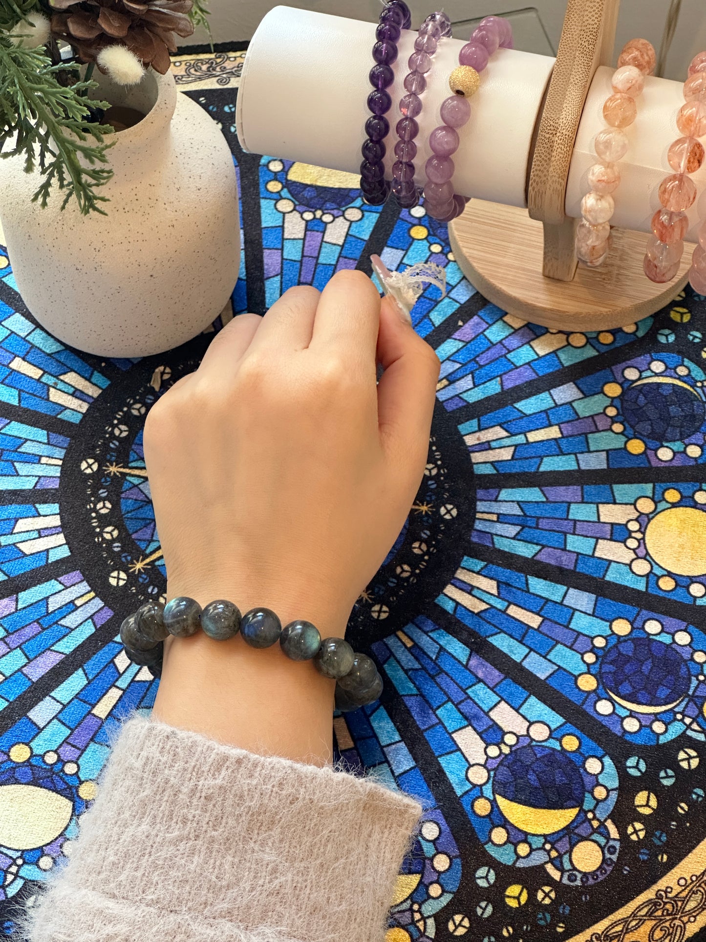 Stellar Glimmer Labradorite Bracelet