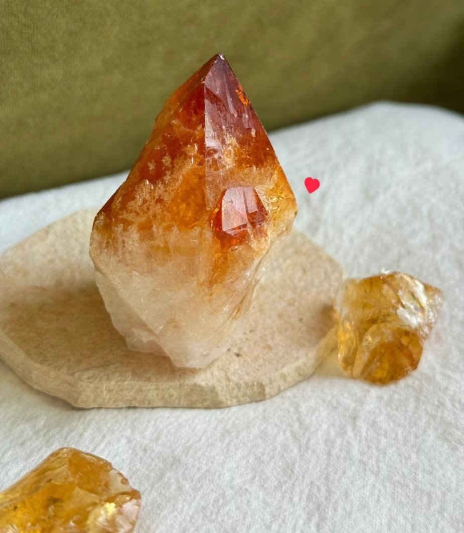 Golden Sunlight Brazilian Citrine Raw Specimen