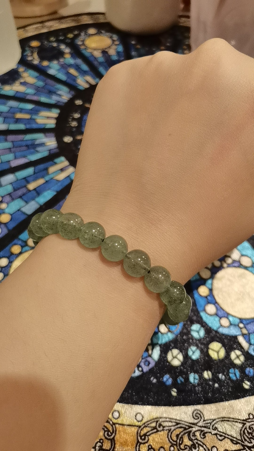 Mystic Green Shimmer Fluorite Bracelet