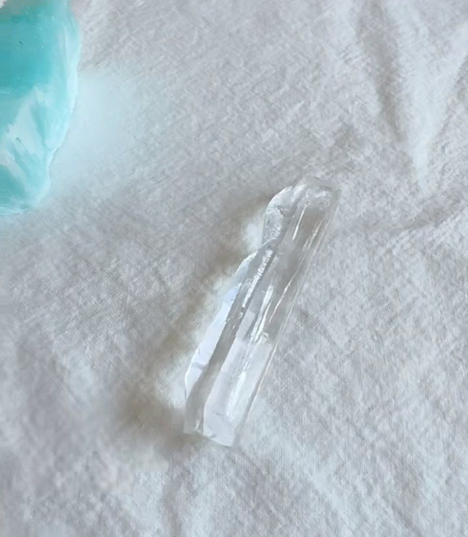 Dewdrop Essence Clear Quartz Raw Specimen