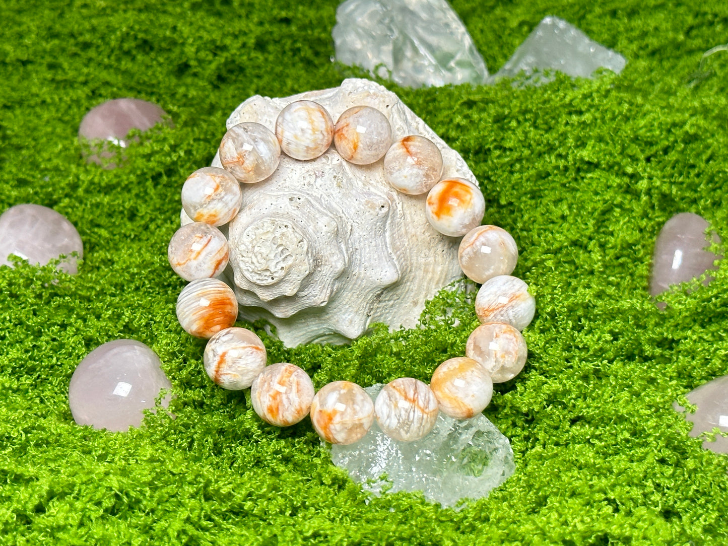 Power Flows in You Orange Bracelet