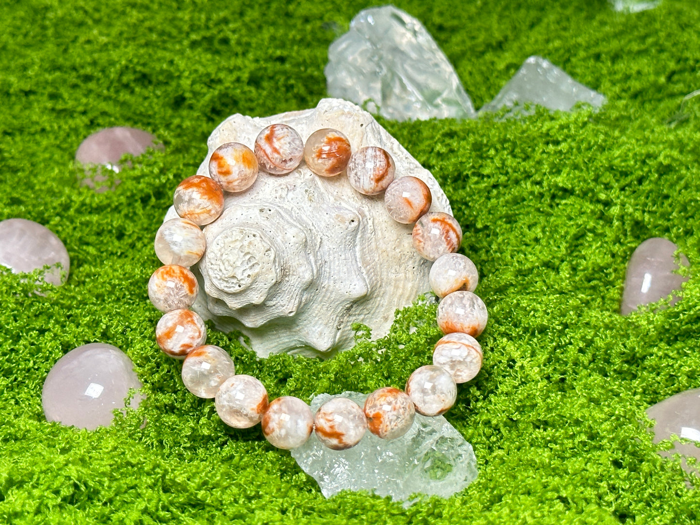 Power Flows in You Orange Bracelet