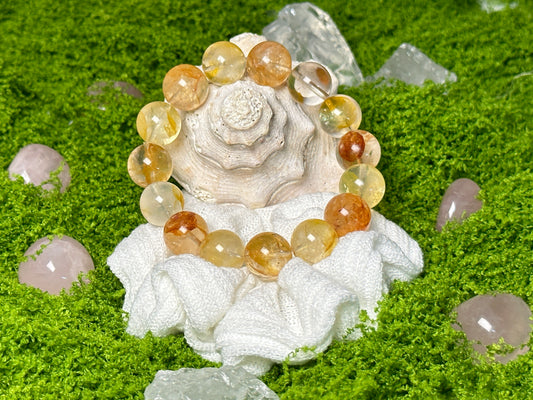 Sunset Blaze Hematoid Quartz Bracelet