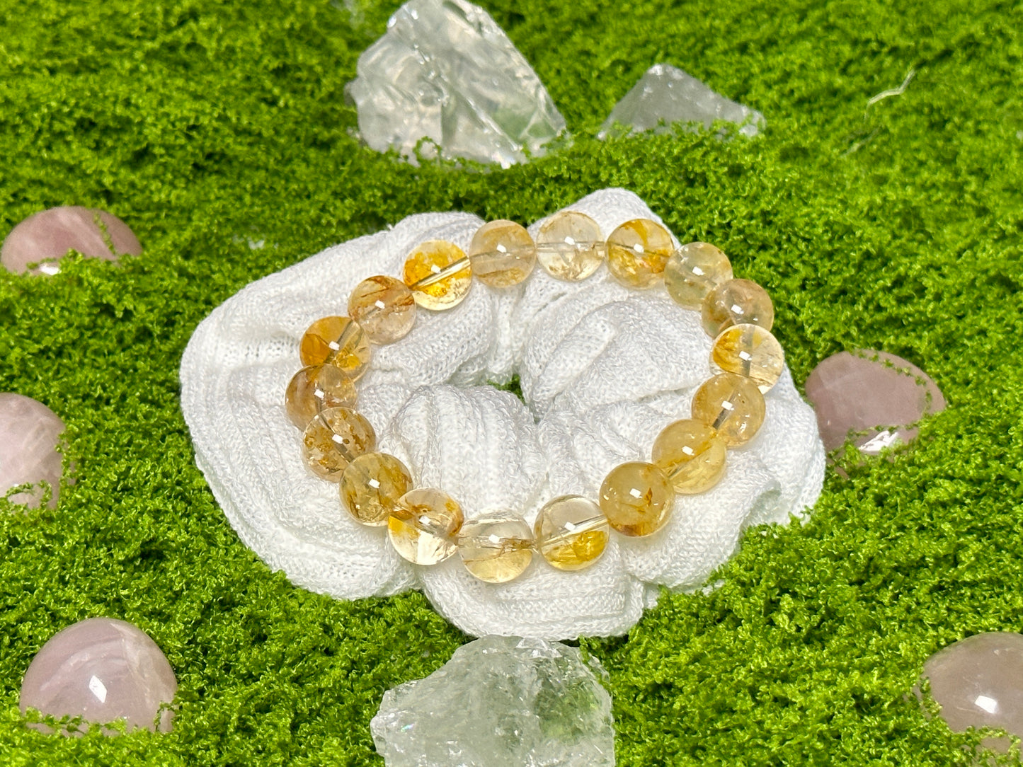 Solar Blaze Hematoid Quartz Bracelet