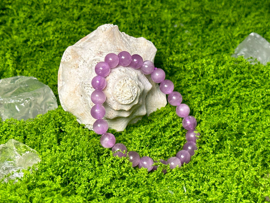 Moonlit Petal Kunzite Bracelet