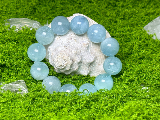 Ocean Whisper Aquamarine Bracelet