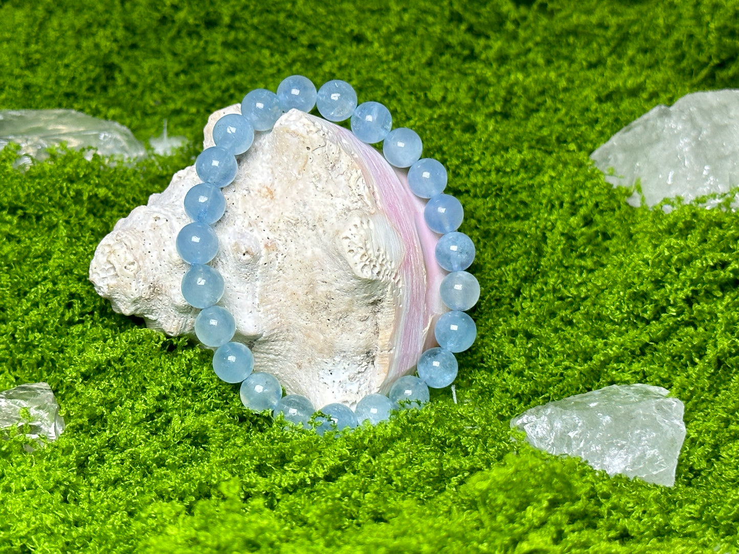 Celestial Tide Aquamarine Bracelet