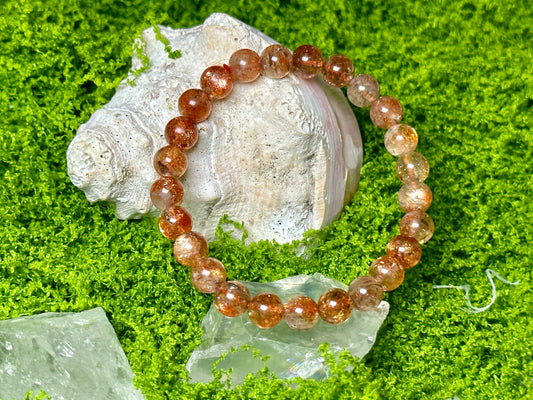 Solar Radiance Sunstone Crystal Bracelet