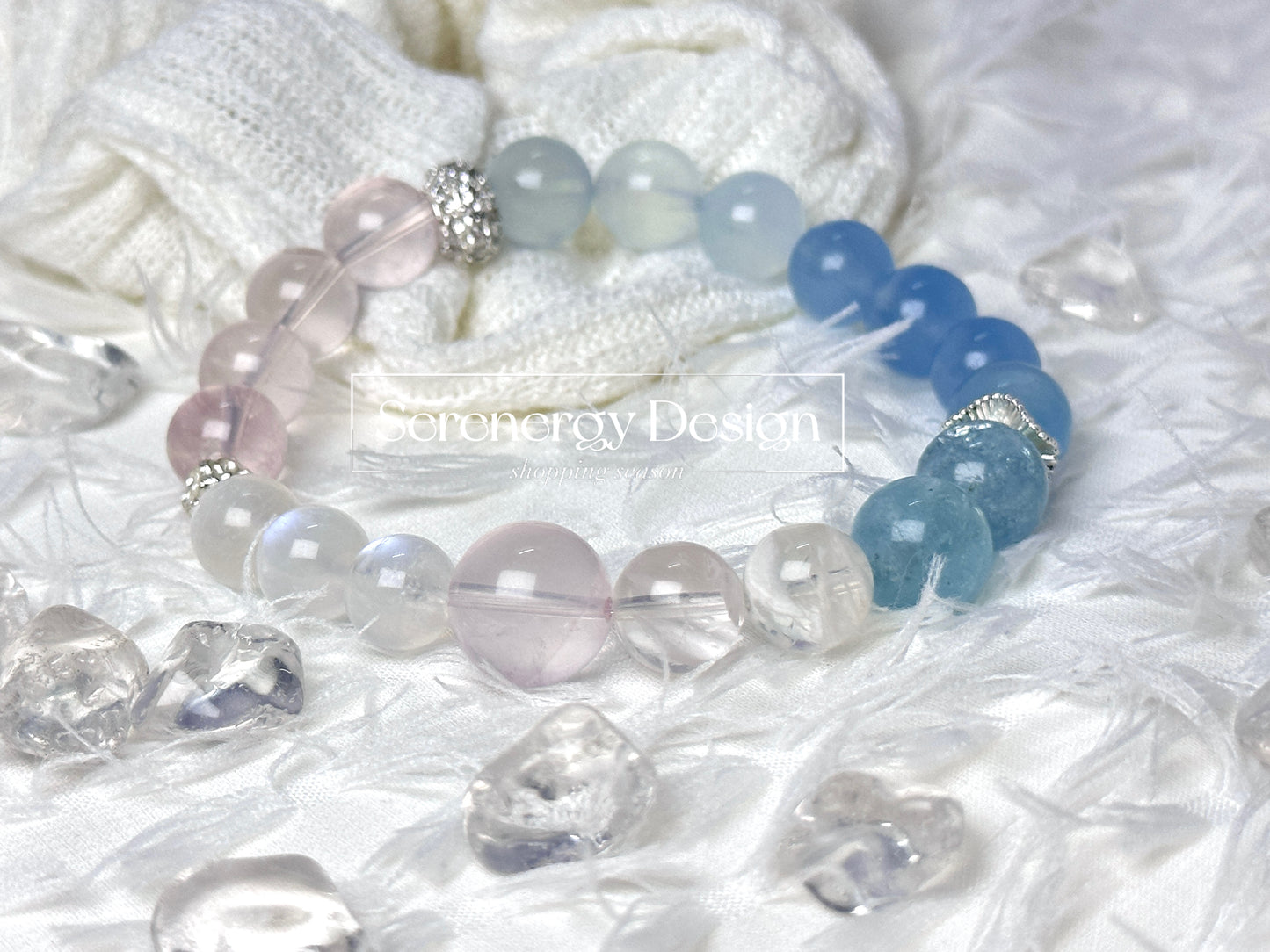 Ocean Eyes Aquamarine Bracelet