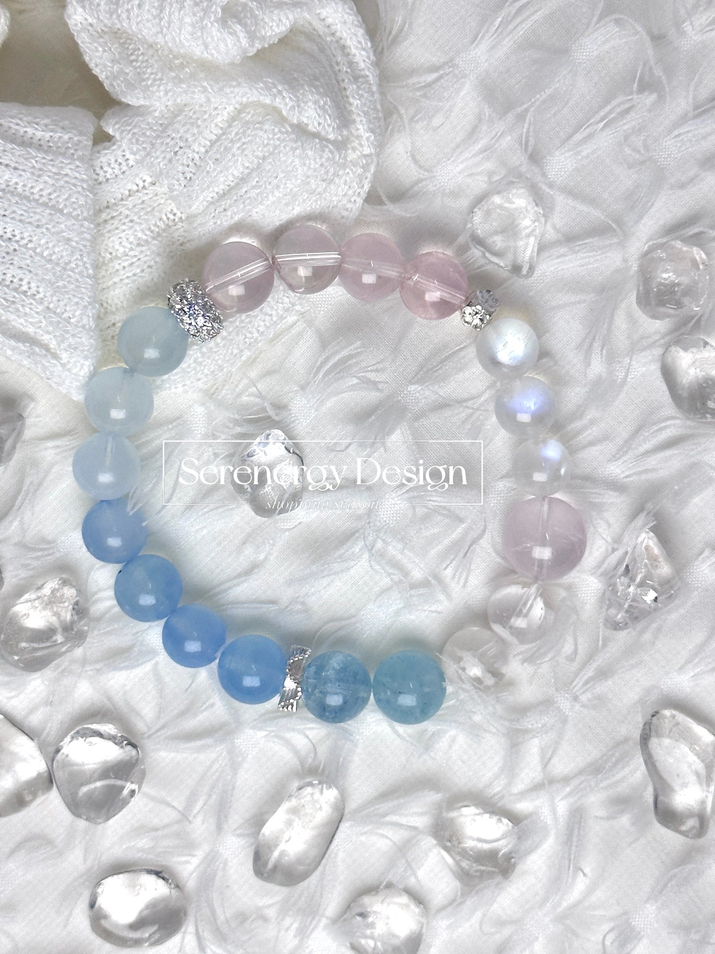 Ocean Eyes Aquamarine Bracelet