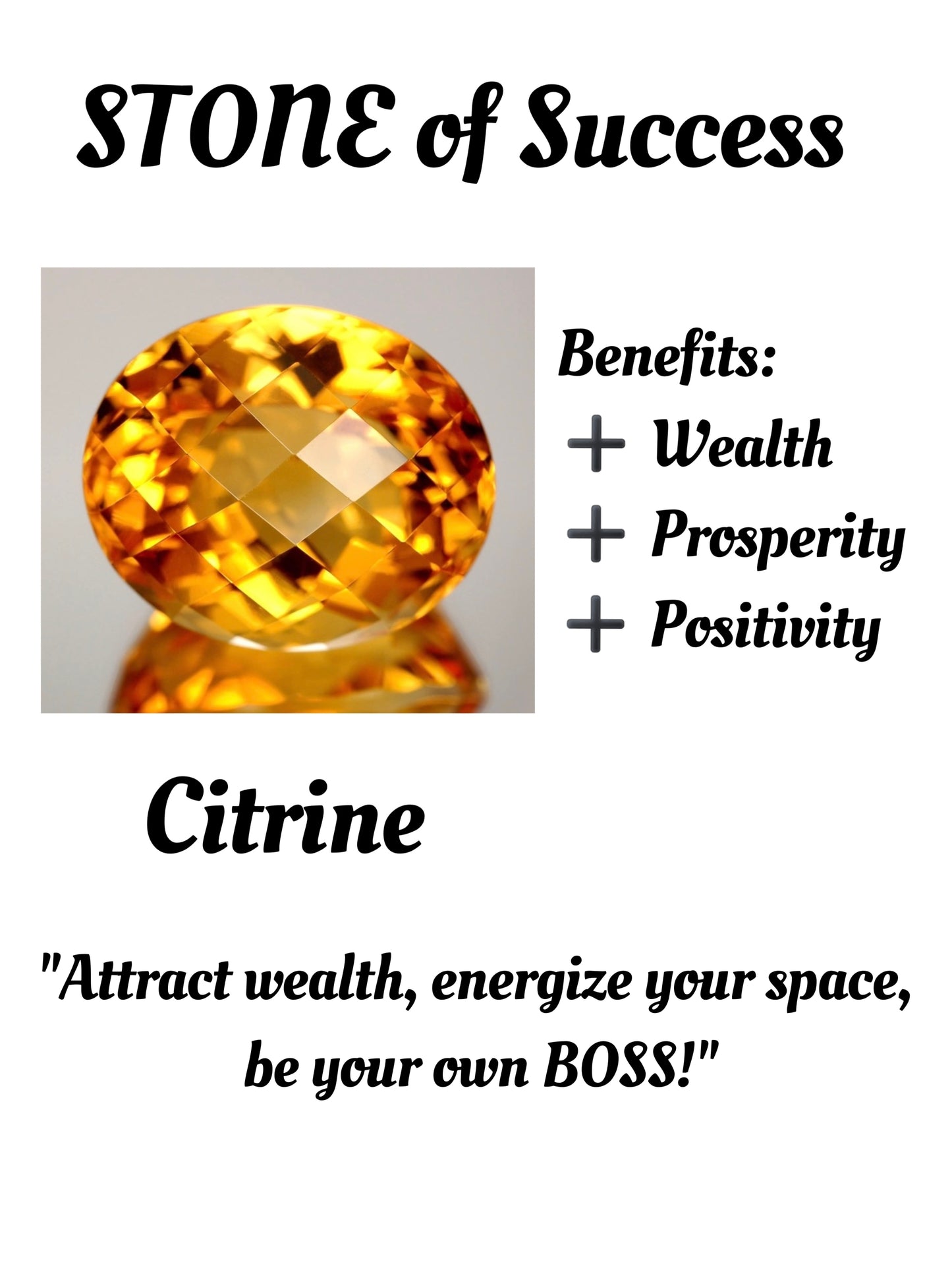 Fortune Flooding Citrine Crystal