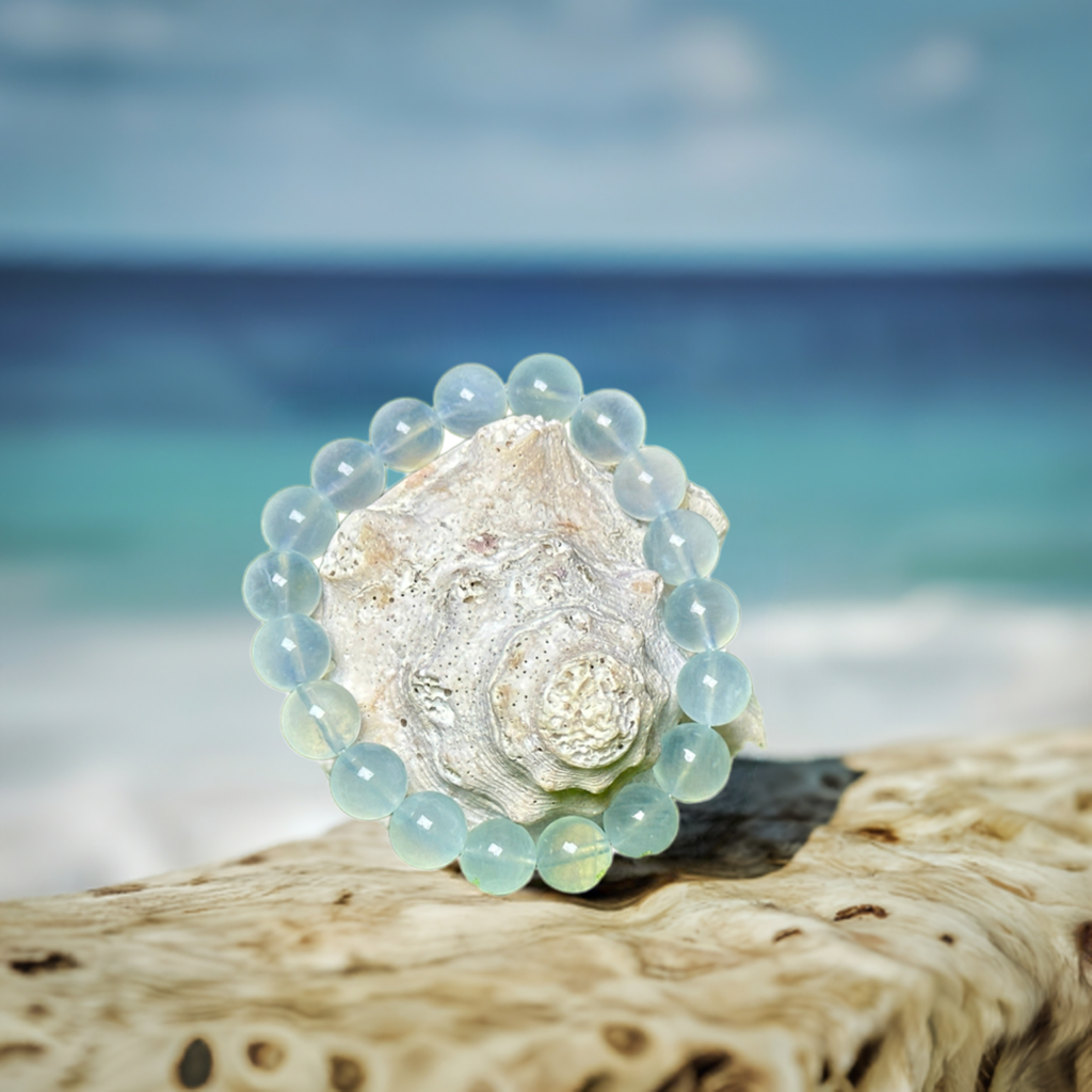 Celestial Tide Aquamarine Bracelet