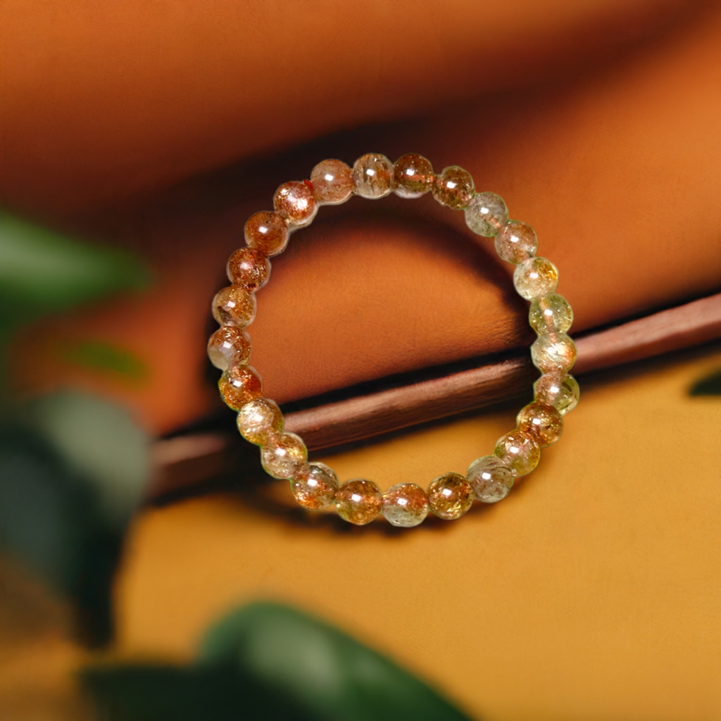 Solar Radiance Sunstone Crystal Bracelet