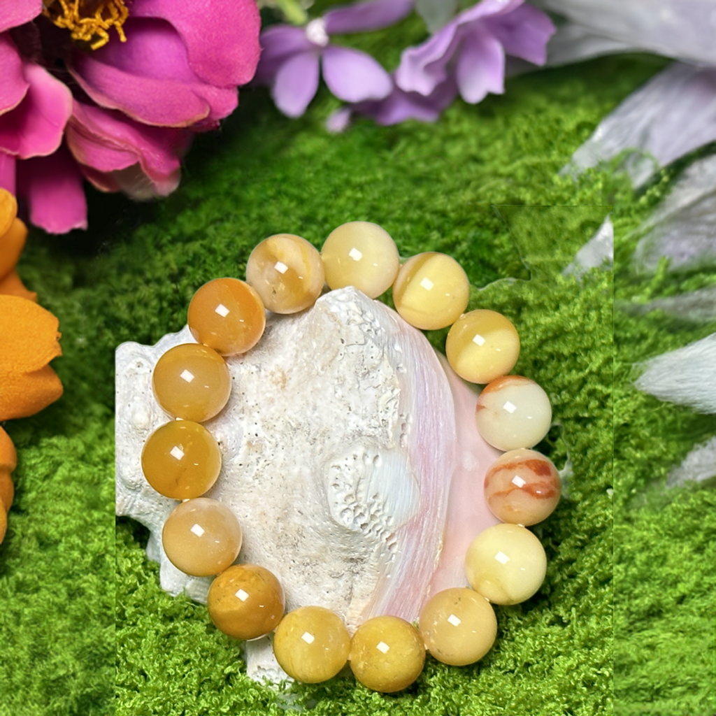 She's Calm Alashan Agate Bracelet