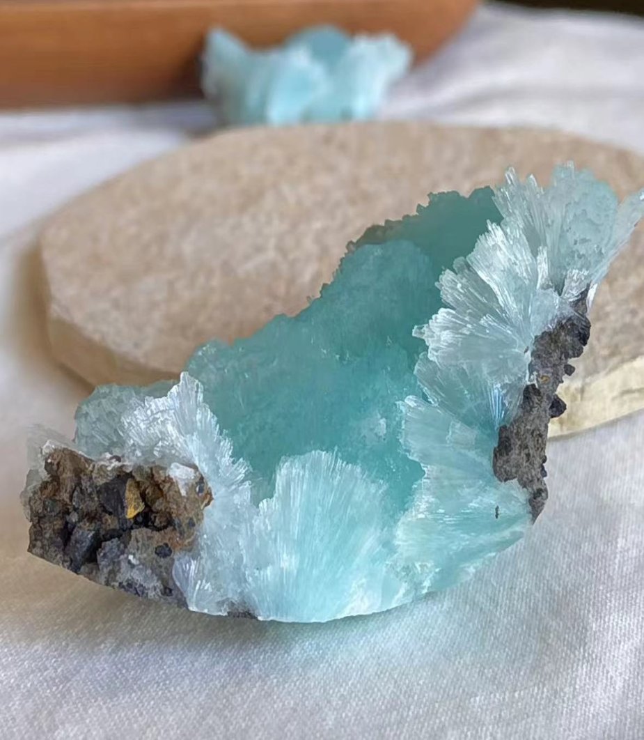 Azure Glacier Aragonite Raw Specimen